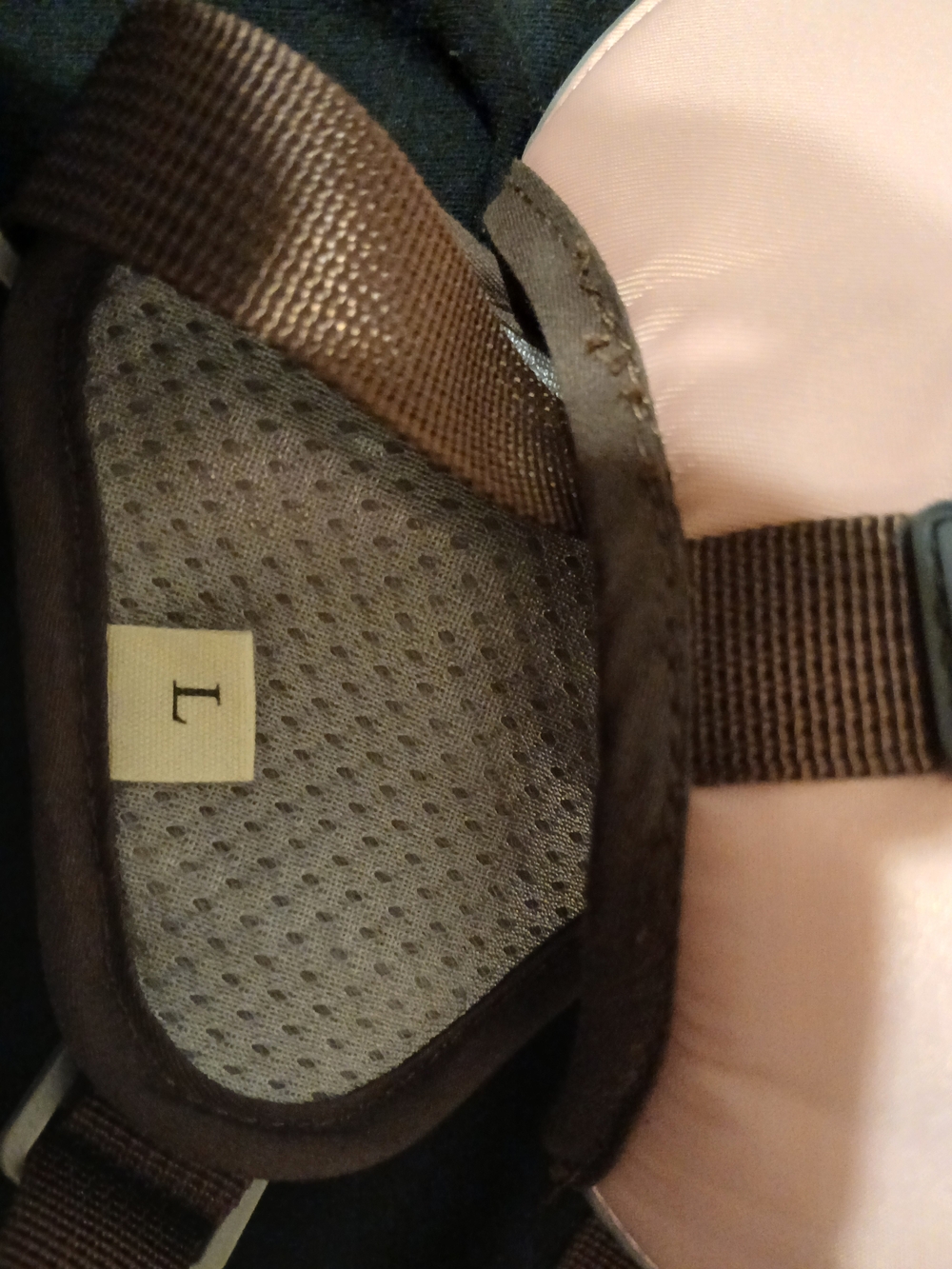 PupVox Pink Dog Harness with Brown Trim - Picture 8 of 9